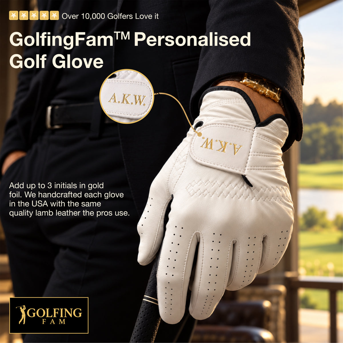 GolfingFam™ Personalized Golf Glove