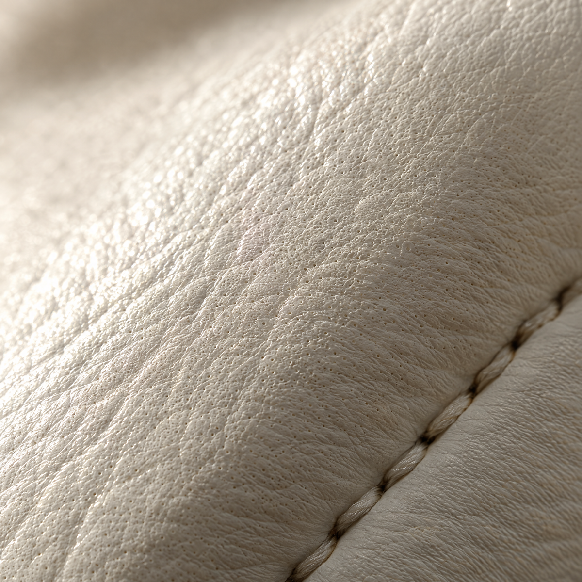 Macro detail of Lamb Leather grain